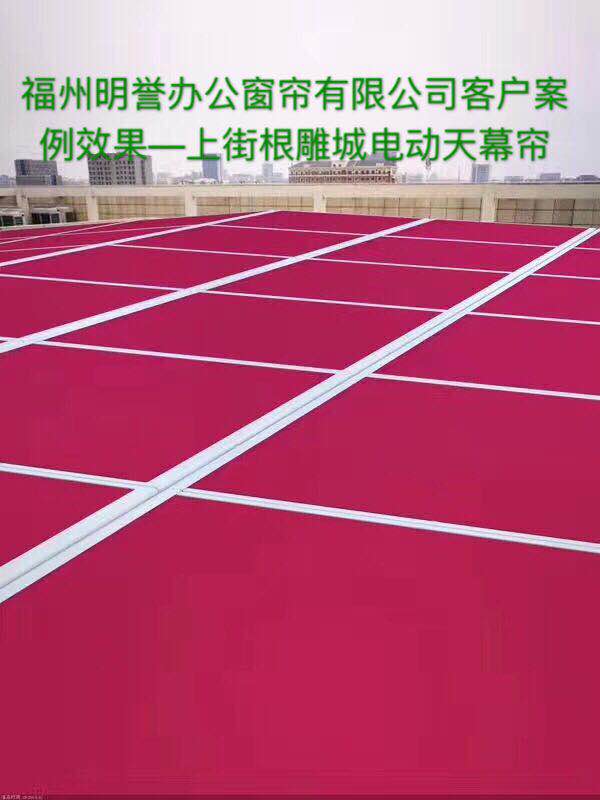 上街根雕城电动天幕帘