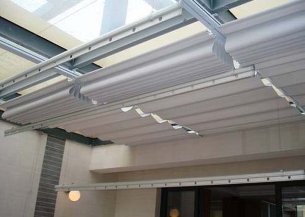 户外电动遮阳帘工程