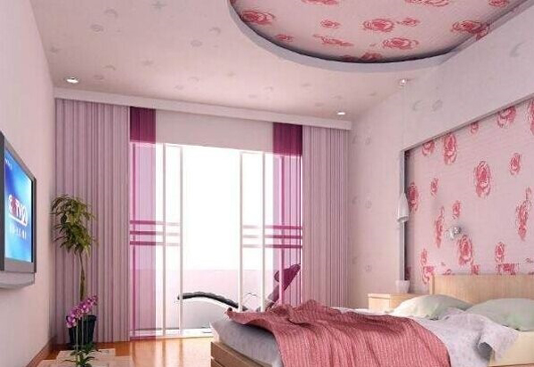 福州卧室窗帘安装效果图 福州卧室窗帘安装效果图